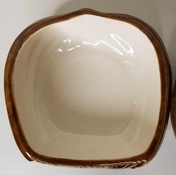 Squirrel Napkin Holder Chestnut Treat Dish Ceramic 3pc Set - Picture 8 of 16